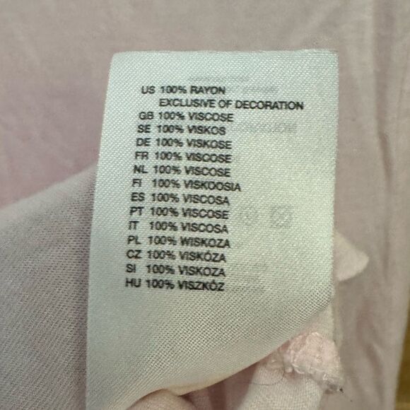 Y2K H&M Size Small Baby Petal Pink Coquette Babydoll Frilly Girly Tank Top - Picture 12 of 12